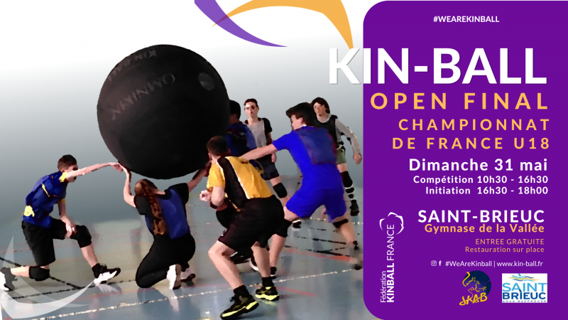 Finale du Championnat de France U18 le 31 mai à Saint-Brieuc